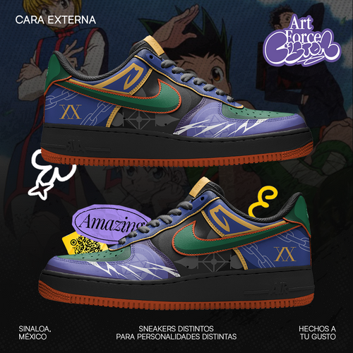 Air Force 1 x Hunter x Hunter team