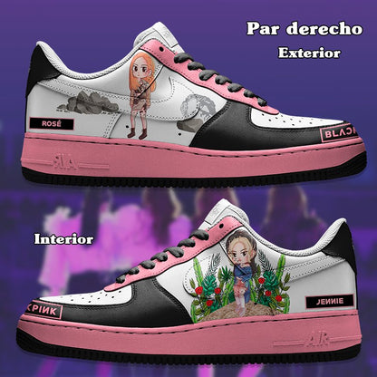 Air Force 1 x Black pink(24mx) - Art Force Custom