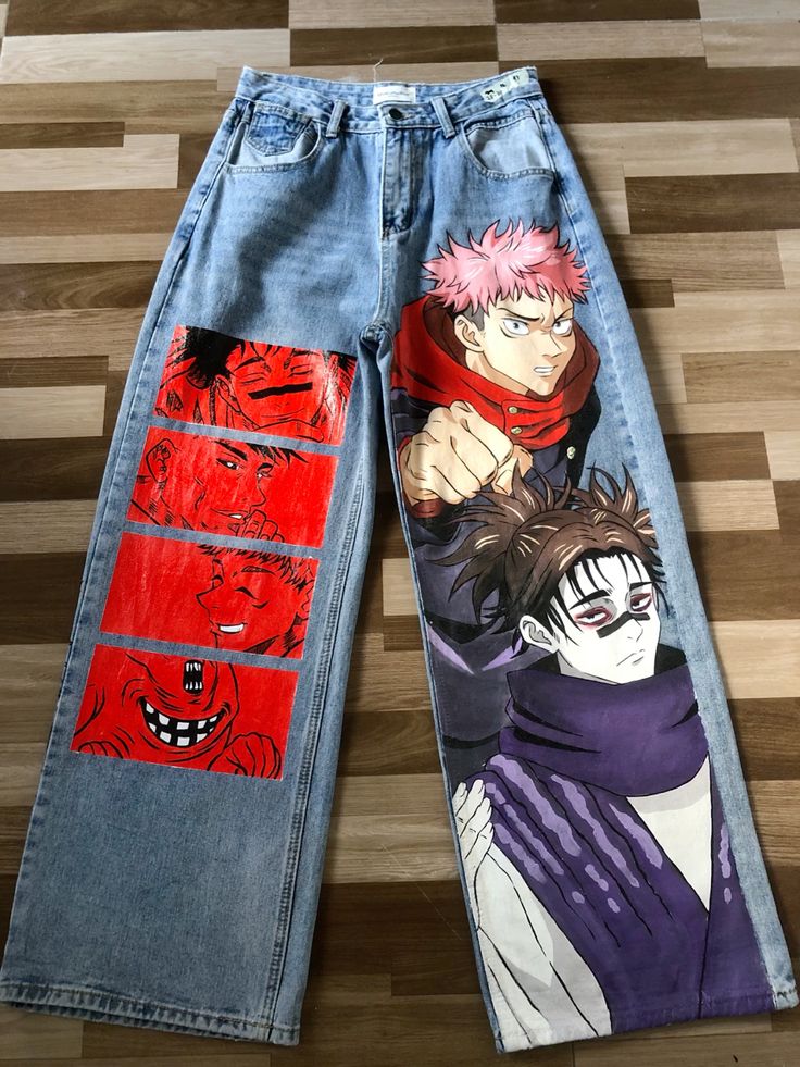 Pantalón - Jujutsu Kaisen red - Art Force Custom