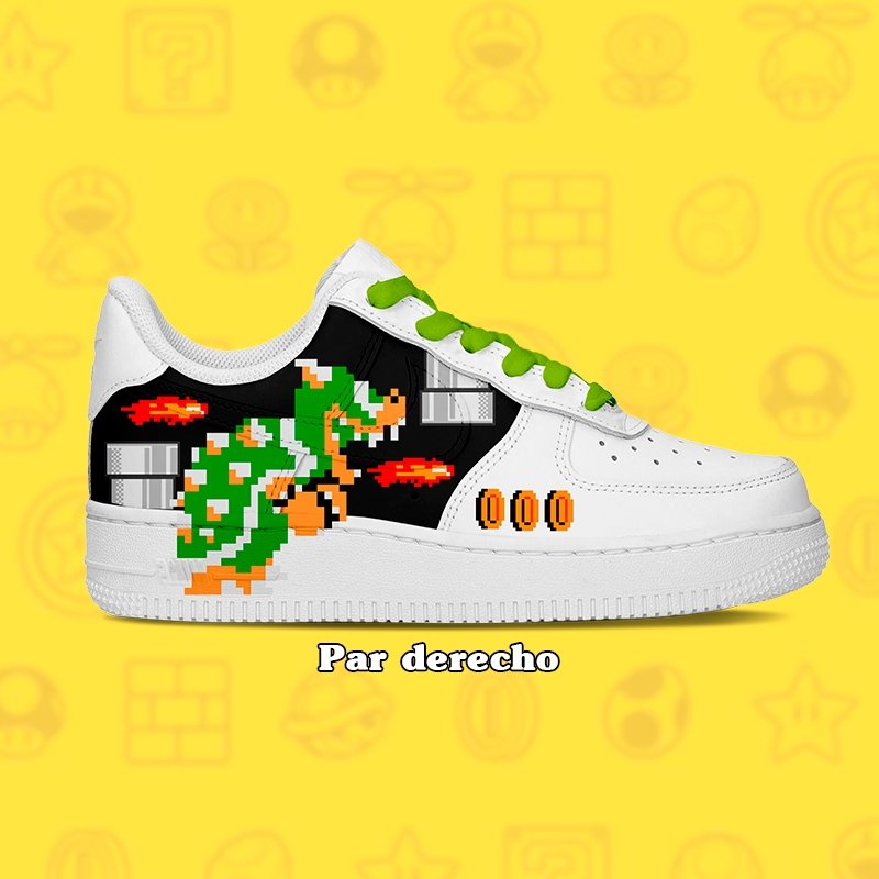 Air Force 1 Niños - Mario Bros Retro - Art Force Custom