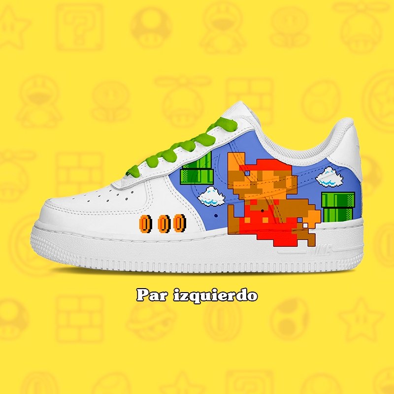 Air Force 1 Niños - Mario Bros Retro - Art Force Custom