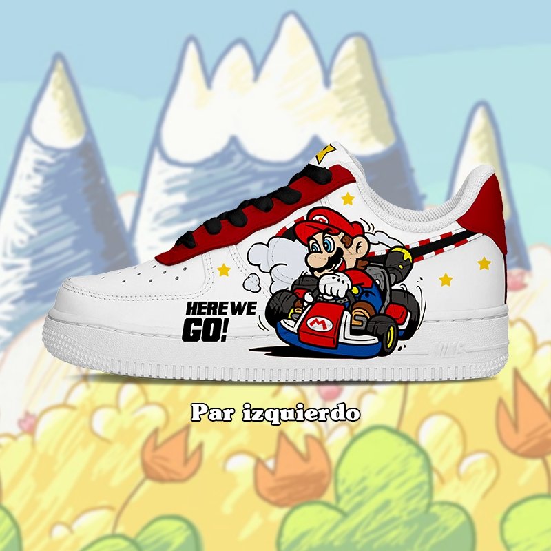 Air Force 1 Niños - Super Mario Kart - Art Force Custom