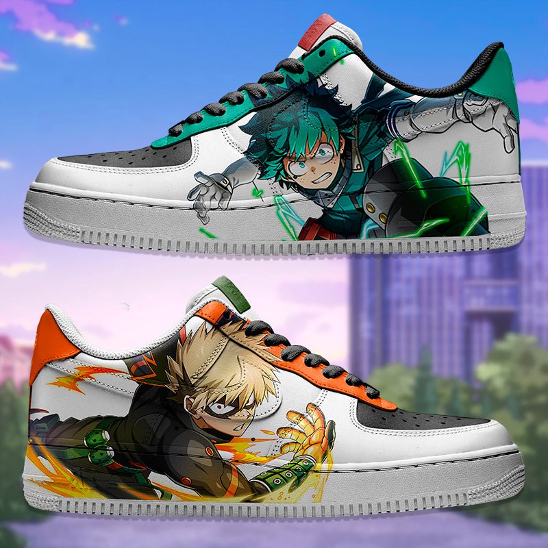 Air Force 1 x Deku & Bakugo - Art Force Custom