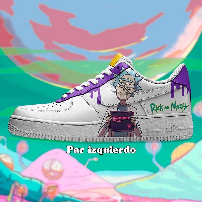 Air Force 1 x Rick & Morty Drip - Art Force Custom